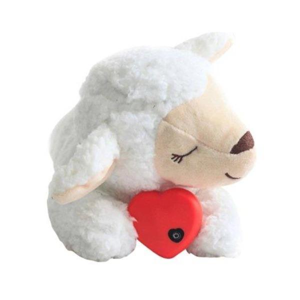 Calming Sheep Heartbeat Dog Buddy Toy