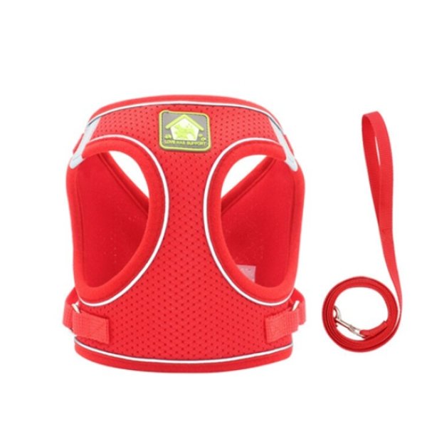 Reflective Dog Harness Xs / Red
